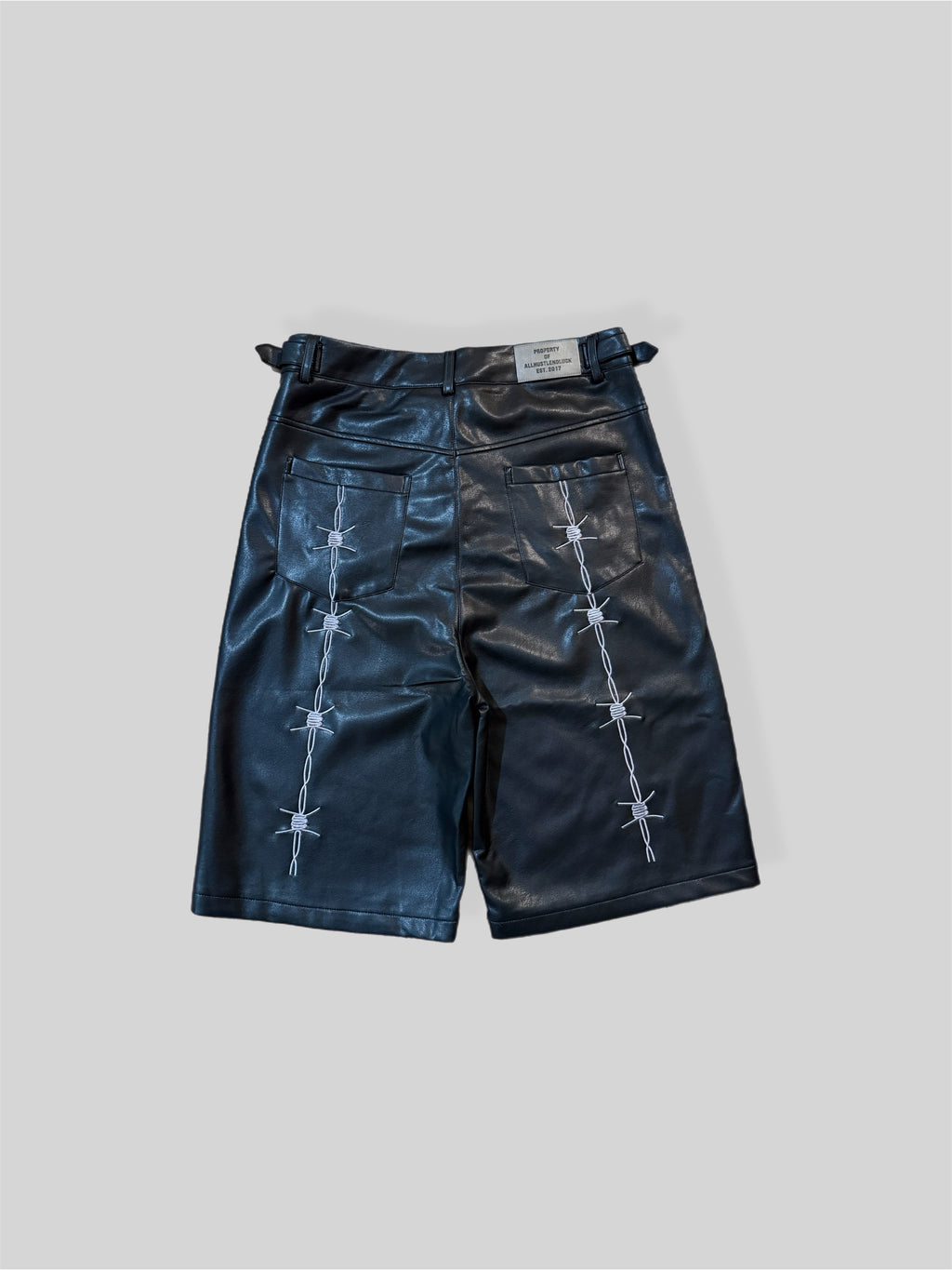 AHNL Leather Shorts